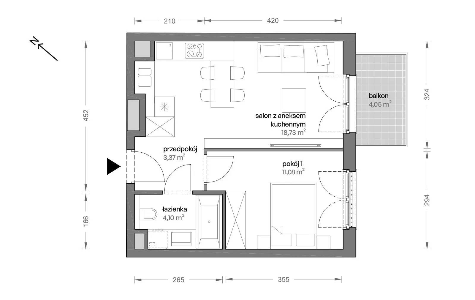 Ceglana Park – inwestycja Develia - lokal B7/A/24, budynek Etap IX