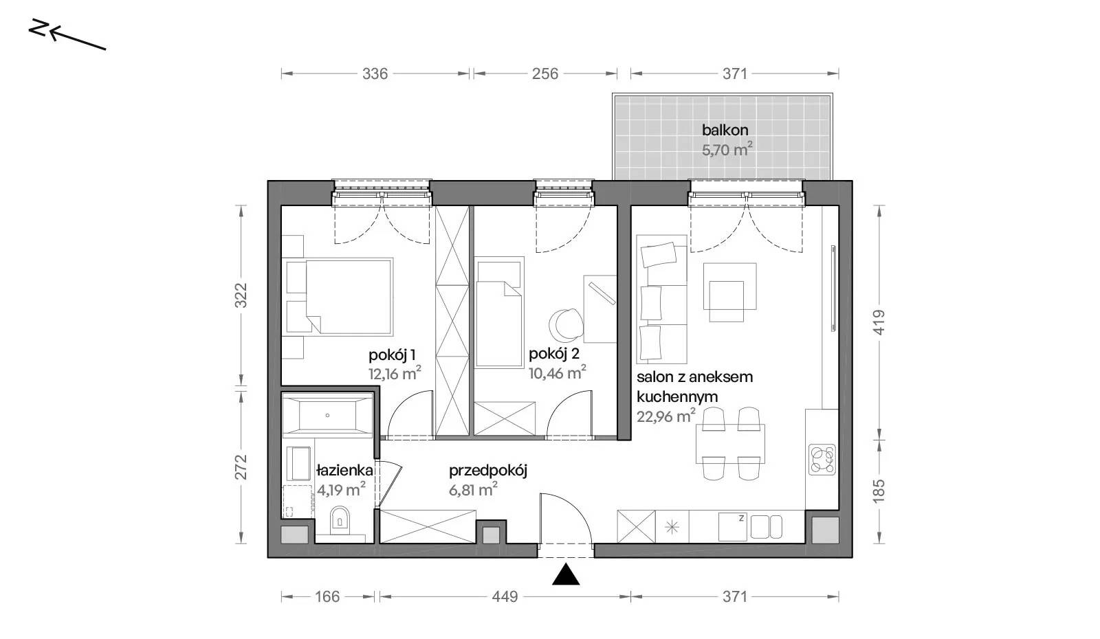 Ceglana Park – inwestycja Develia - lokal B5/A/34, budynek Etap VIII