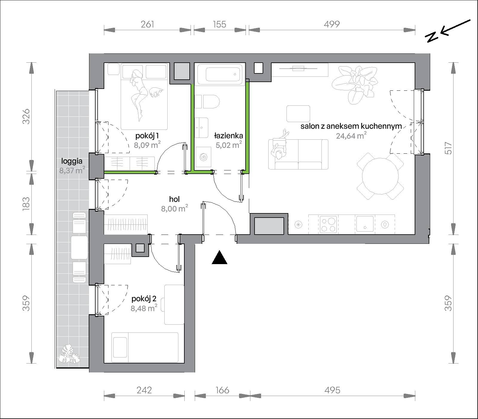Morska Vita – inwestycja Develia - lokal 2.1.M10, budynek Etap II