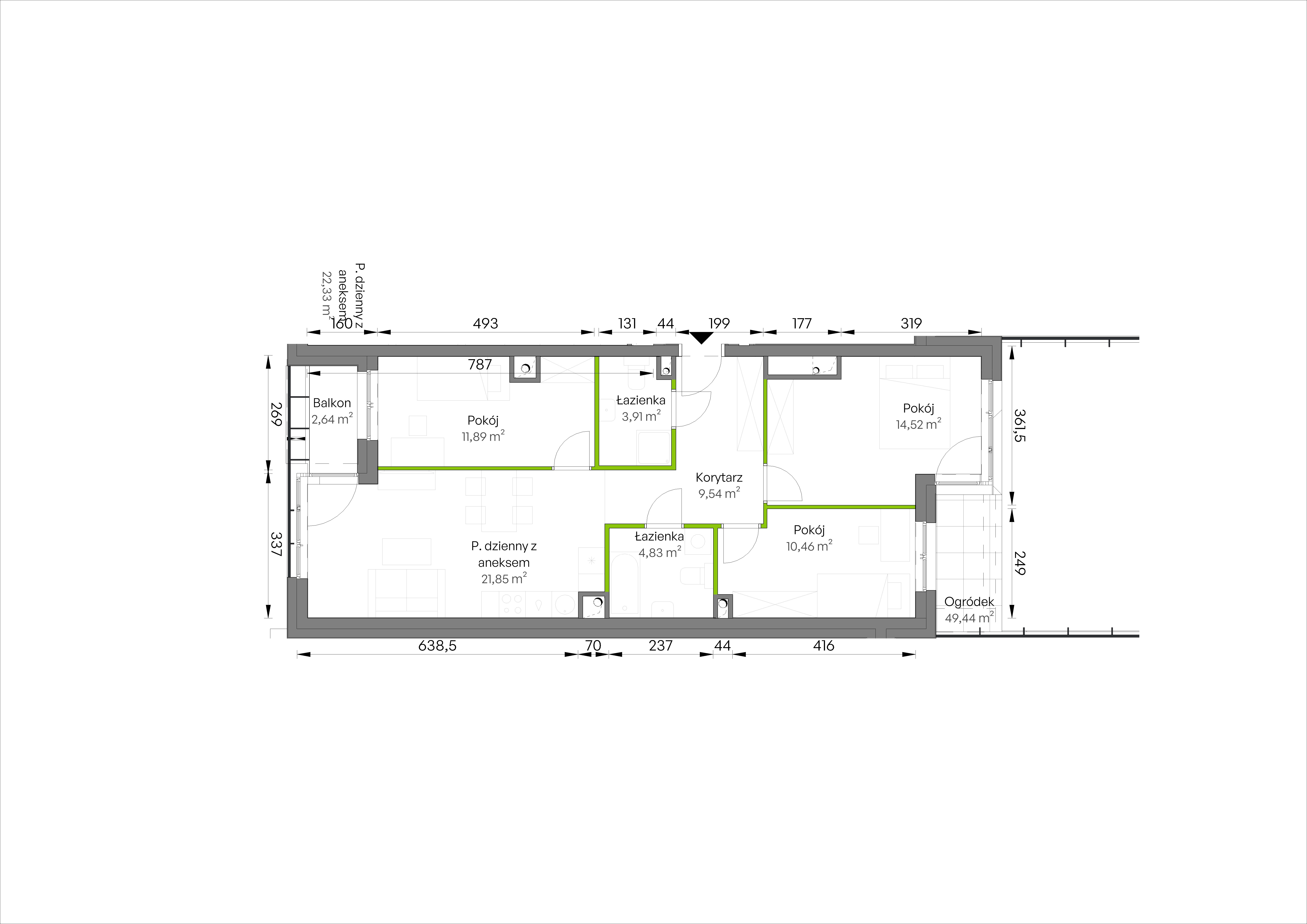WUWA Vita – inwestycja Develia - lokal D3/00/01, budynek Etap III
