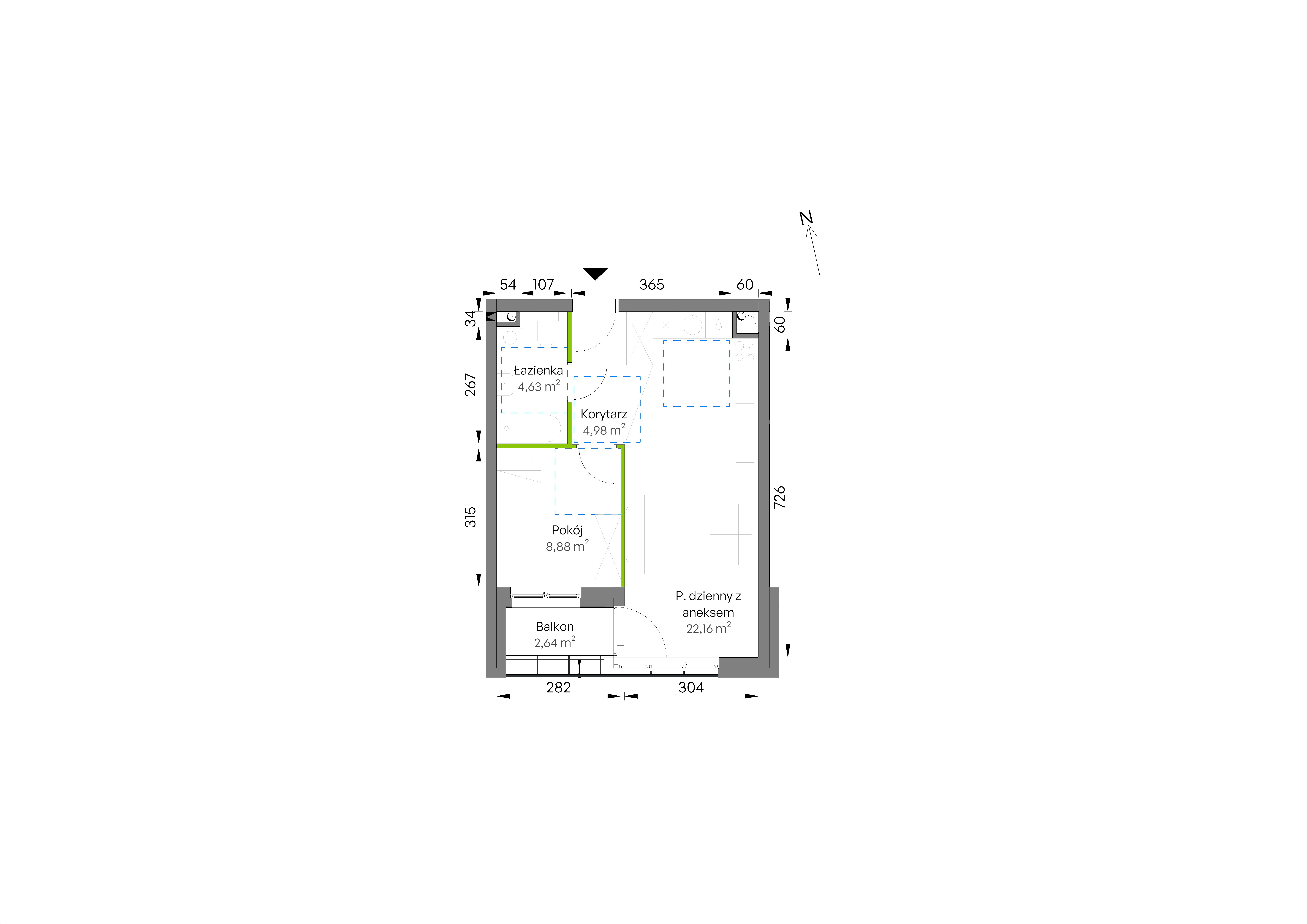 WUWA Vita – inwestycja Develia - lokal C3/00/04, budynek Etap III