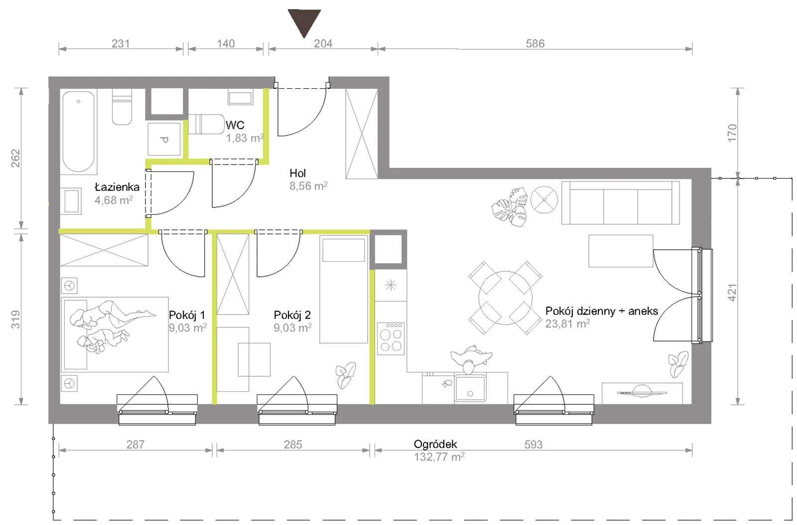 Bemowo Vita – inwestycja Develia - lokal C2/F/43, budynek Etap VIII