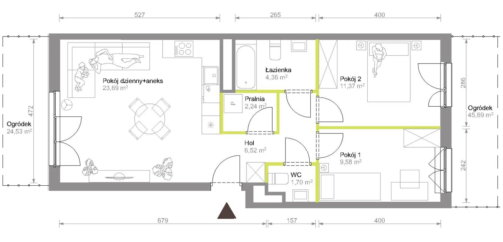 Bemowo Vita – inwestycja Develia - lokal C1/B/26, budynek Etap VIII