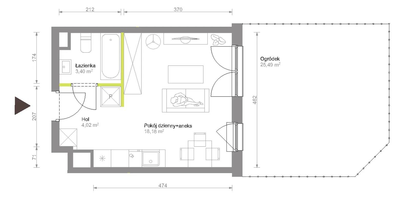 Bemowo Vita – inwestycja Develia - lokal C1/C/44, budynek Etap VIII
