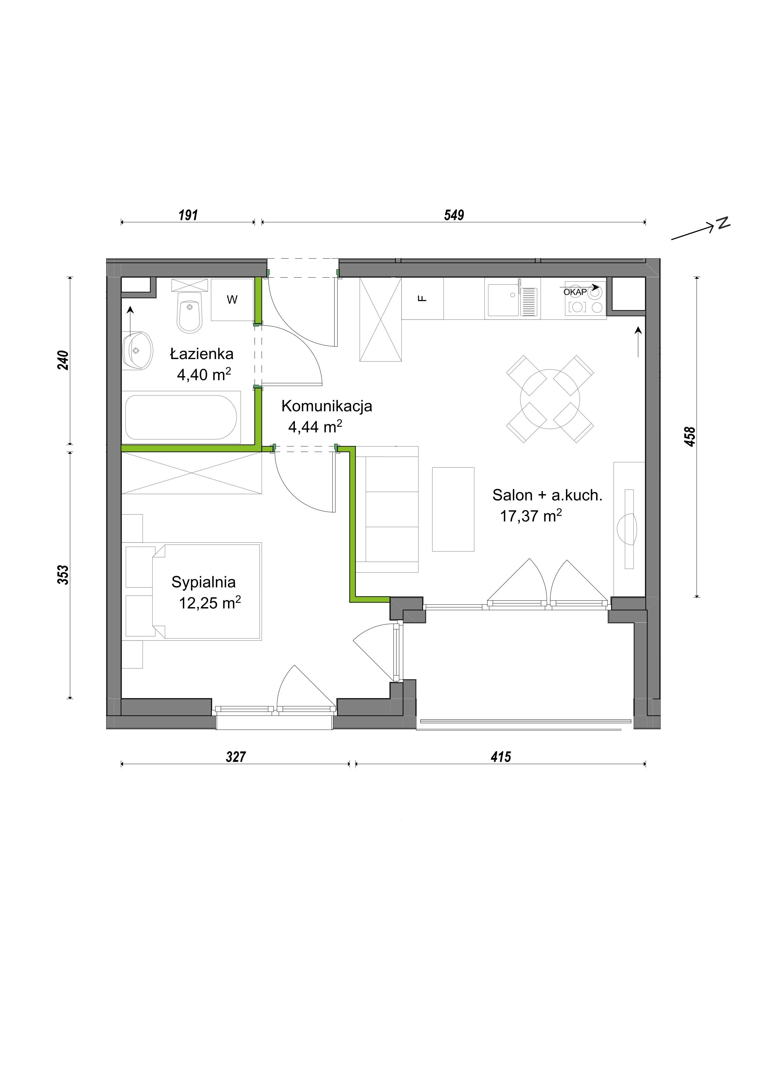 Orawska Vita – inwestycja Develia - lokal F2/F/03, budynek Etap III