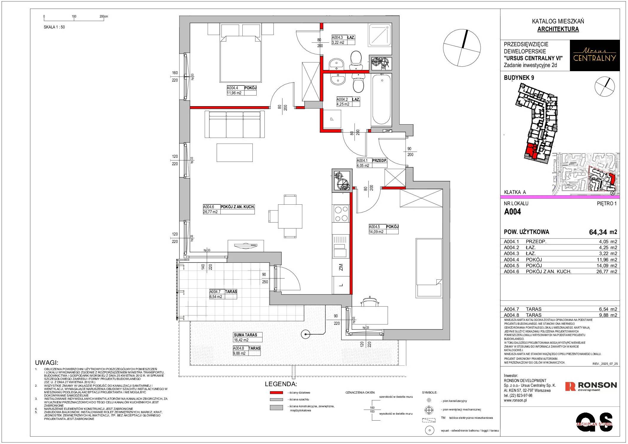 Ursus Centralny – inwestycja Ronson - lokal A004, budynek 9