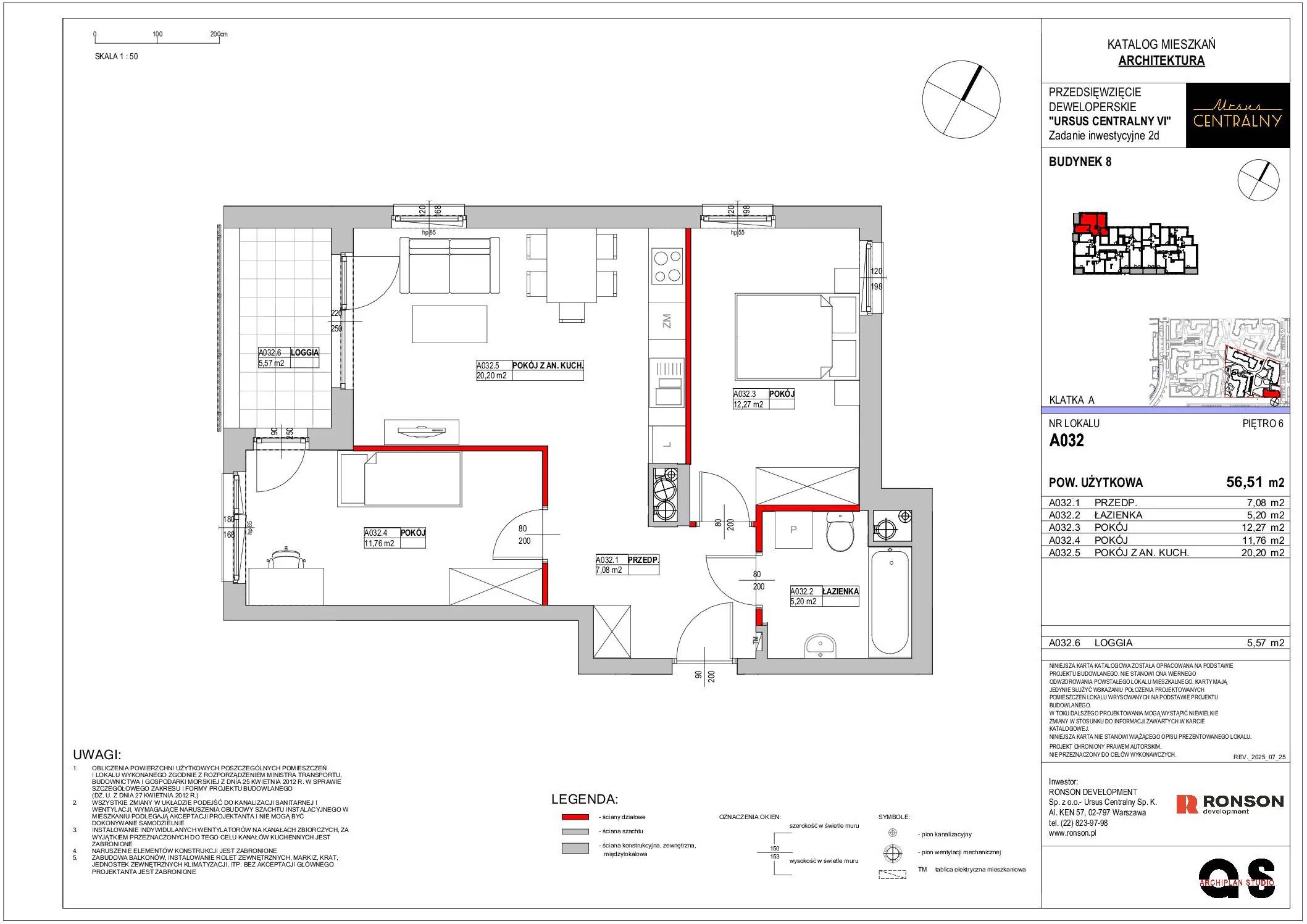 Ursus Centralny – inwestycja Ronson - lokal A032, budynek 8