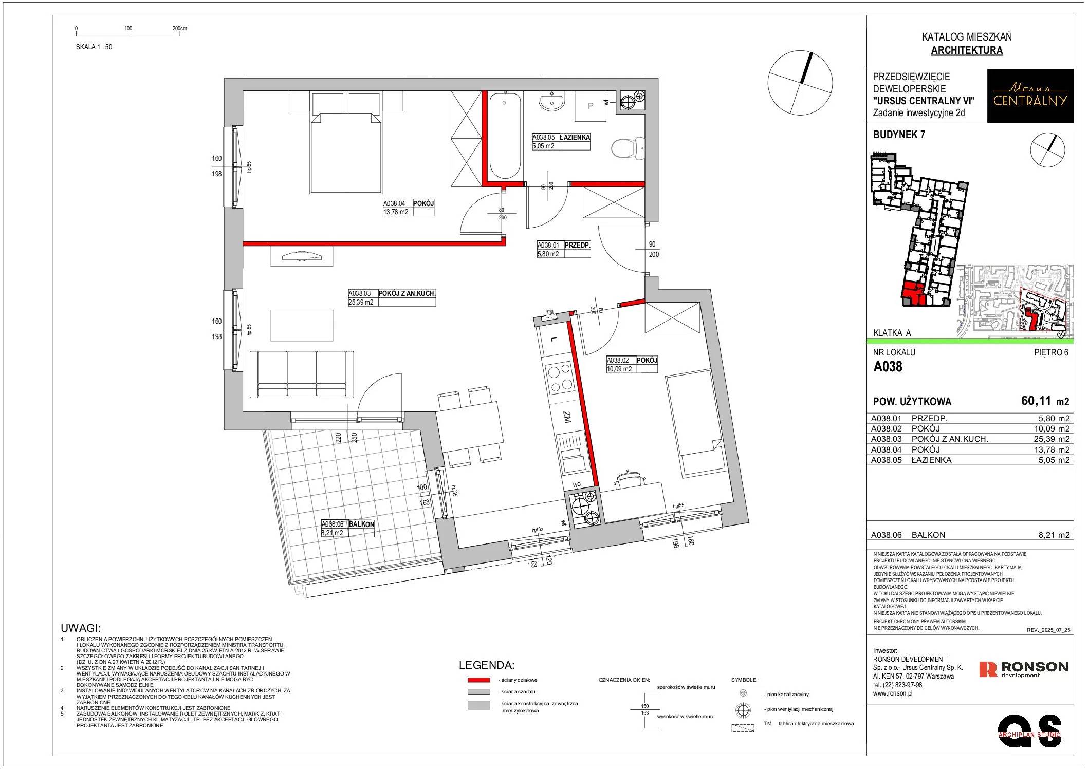 Ursus Centralny – inwestycja Ronson - lokal A038, budynek 7