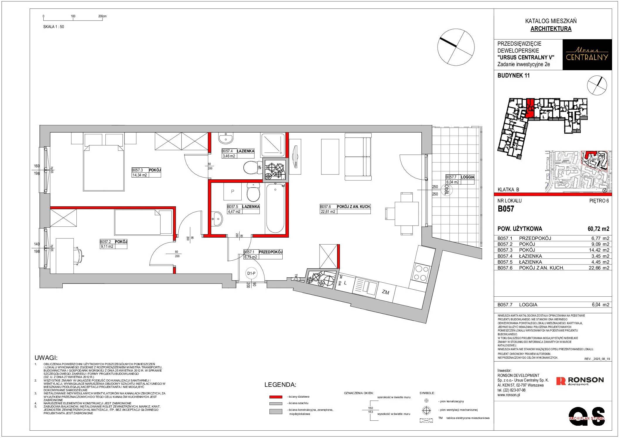 Ursus Centralny – inwestycja Ronson - lokal B057, budynek 11