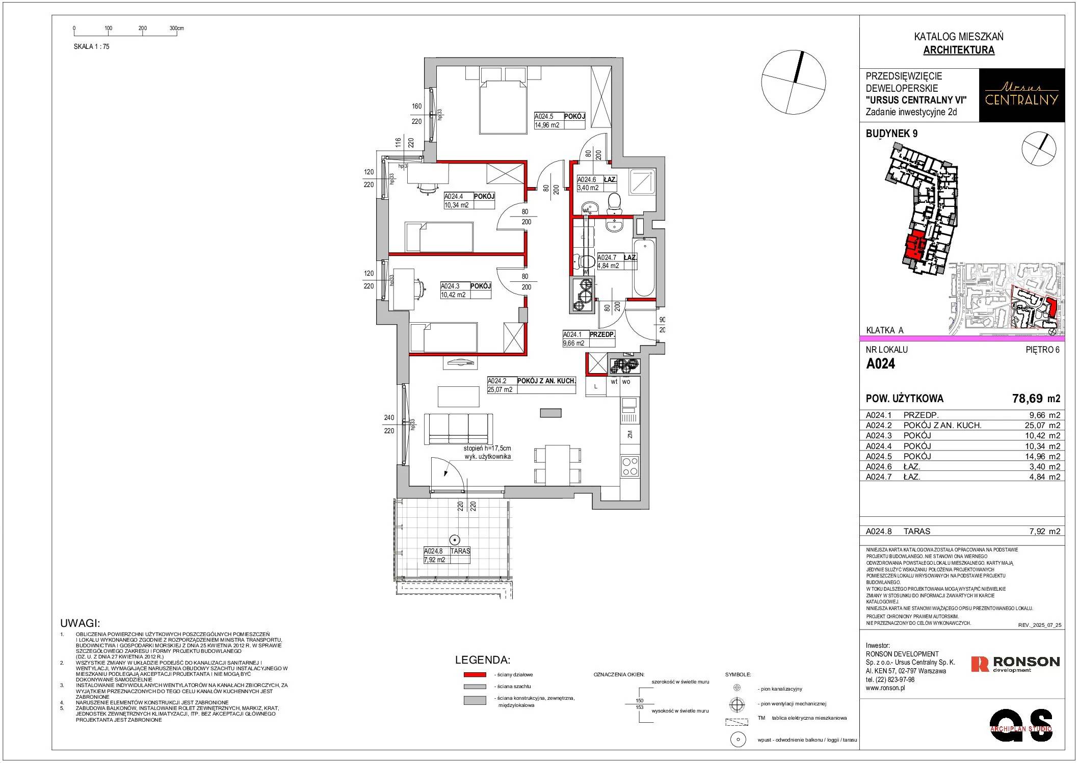 Ursus Centralny – inwestycja Ronson - lokal A024, budynek 9