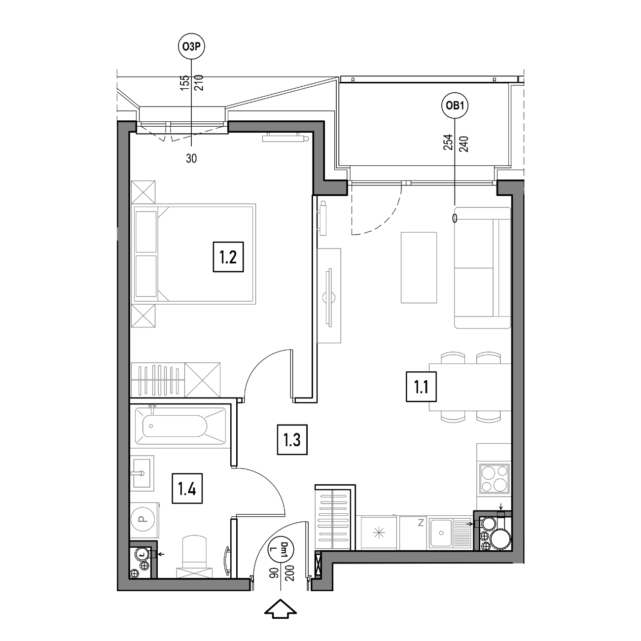 GreenLine – inwestycja Domesta - lokal A.4.1, budynek 1