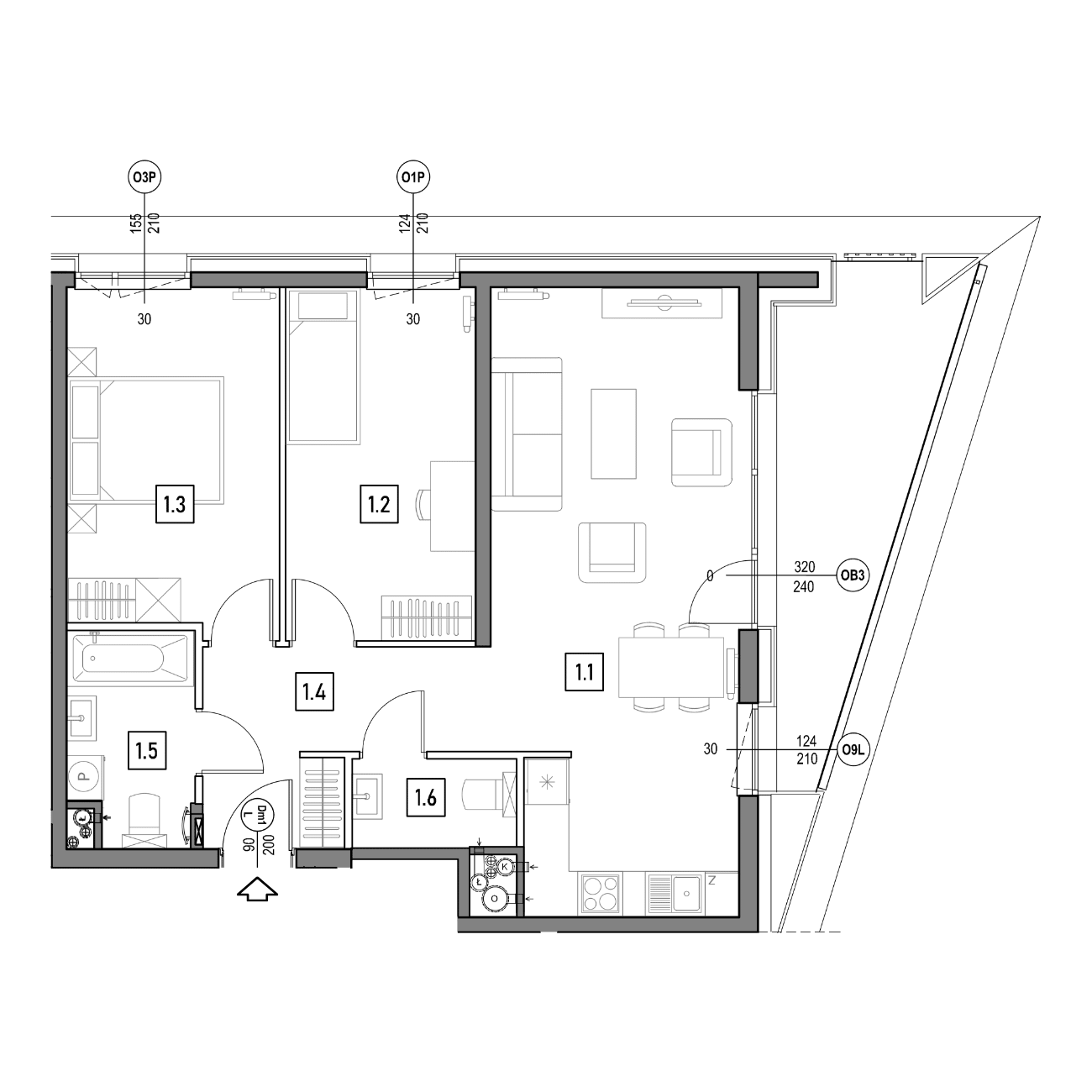 GreenLine – inwestycja Domesta - lokal A.5.3, budynek 1