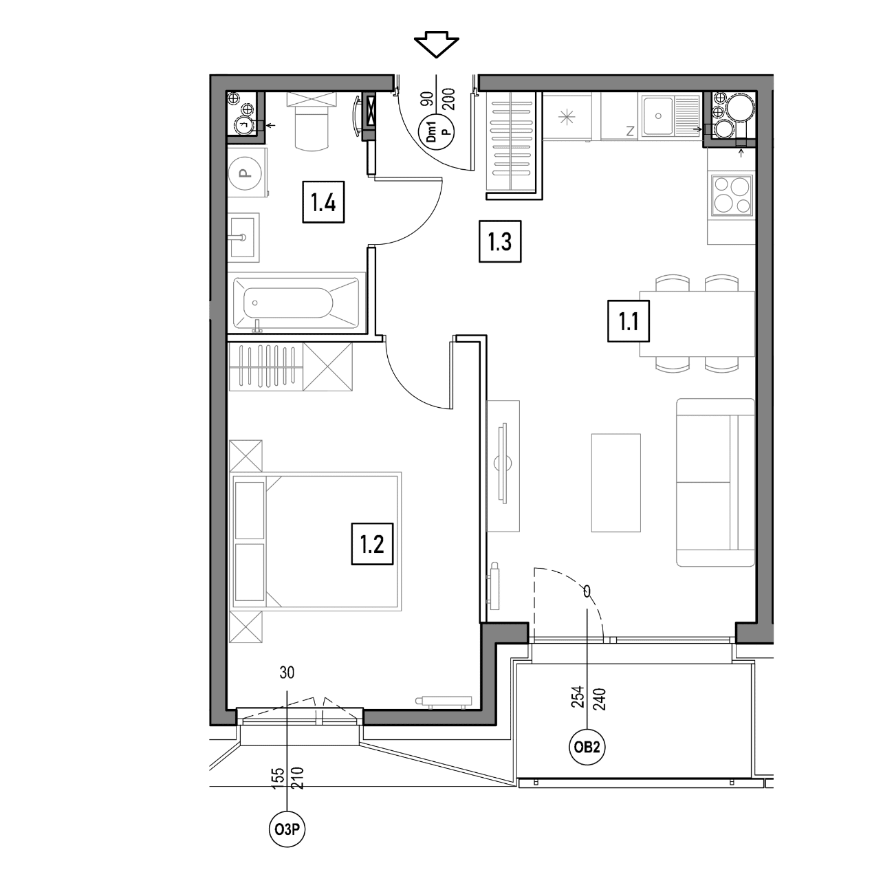 GreenLine – inwestycja Domesta - lokal A.5.6, budynek 1