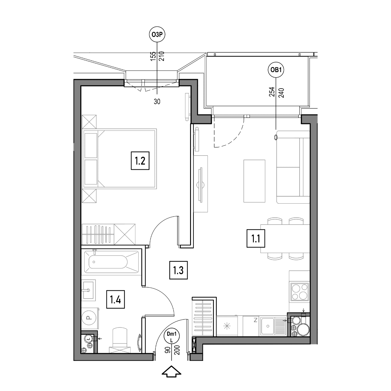GreenLine – inwestycja Domesta - lokal A.6.1, budynek 1