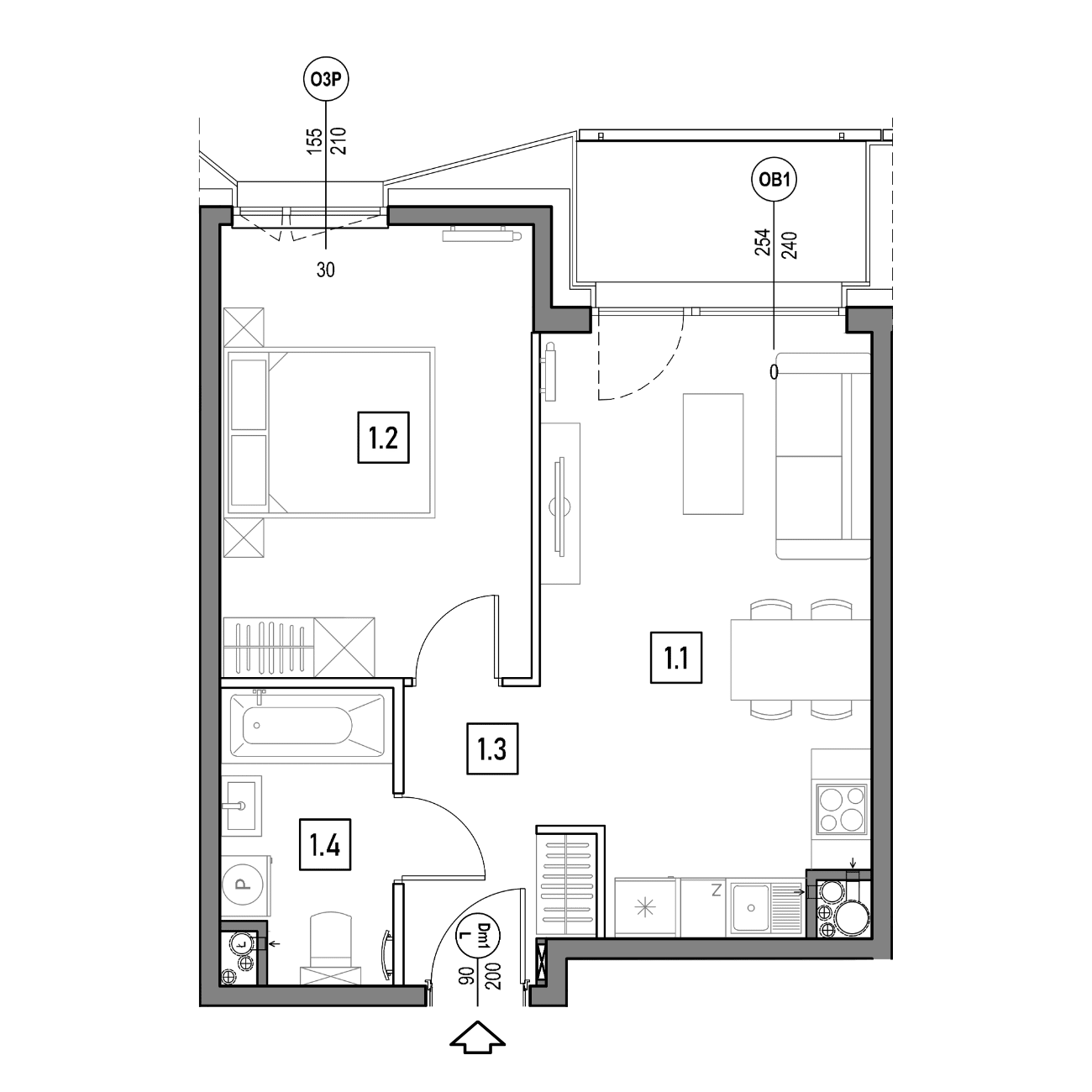 GreenLine – inwestycja Domesta - lokal A.9.1, budynek 1
