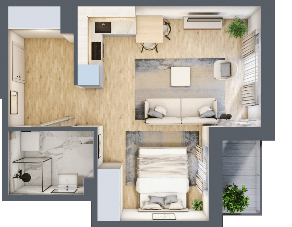 Helenów Park – inwestycja JHM Development - lokal G.4.149, budynek G