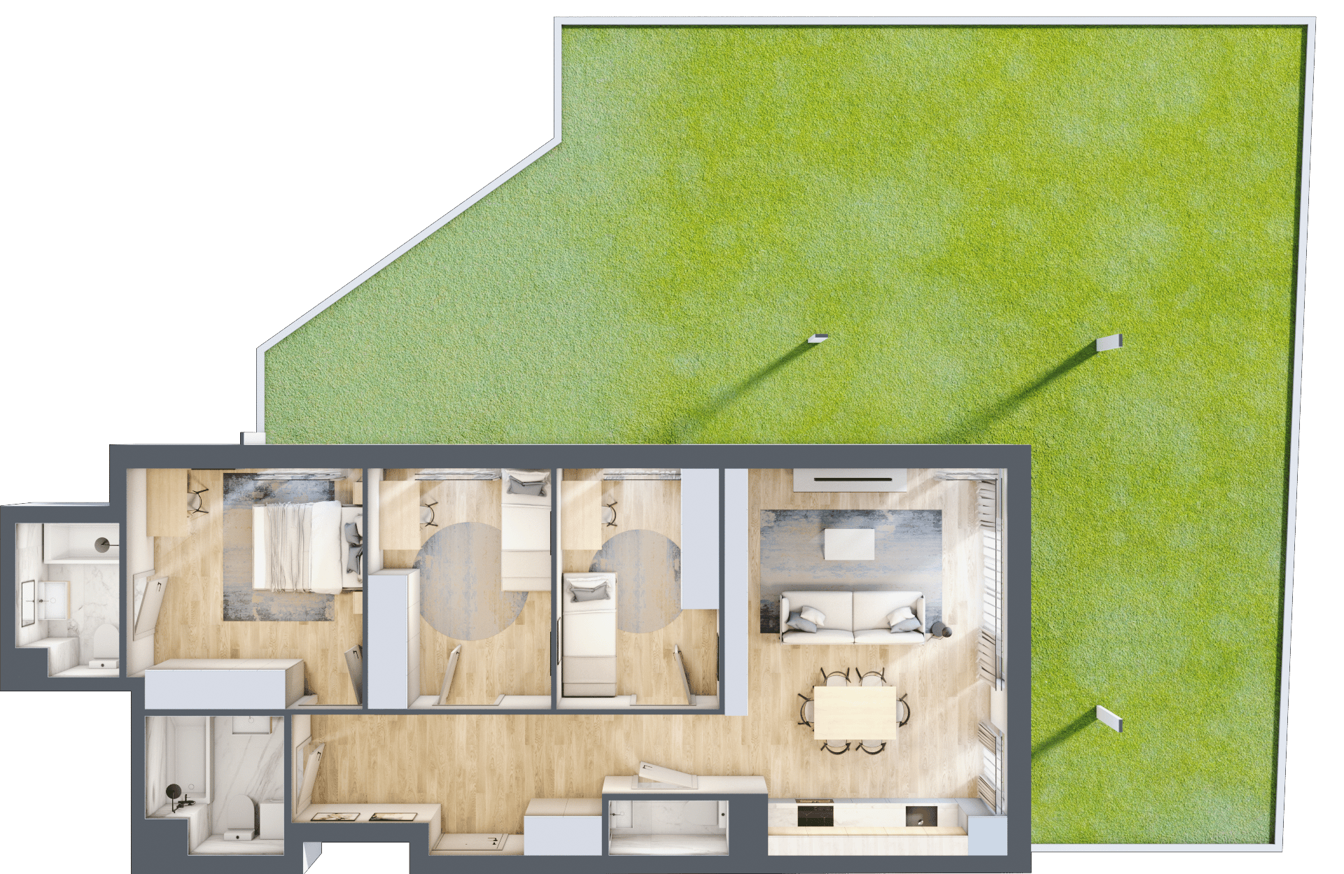 Wyspiański Apartamenty - lokal C.0.89, budynek C