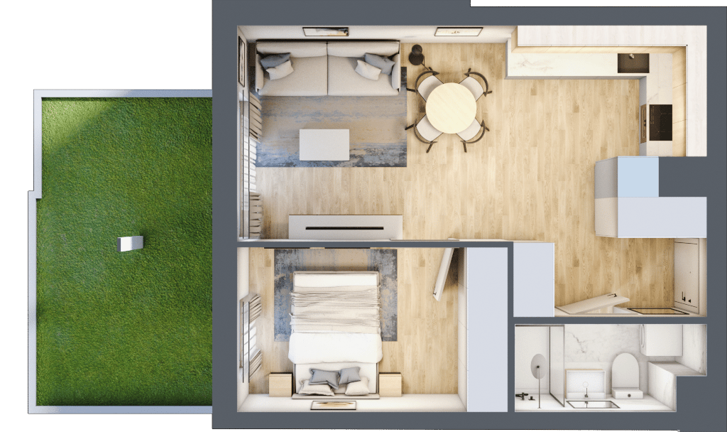 Wyspiański Apartamenty - lokal C.0.94, budynek C