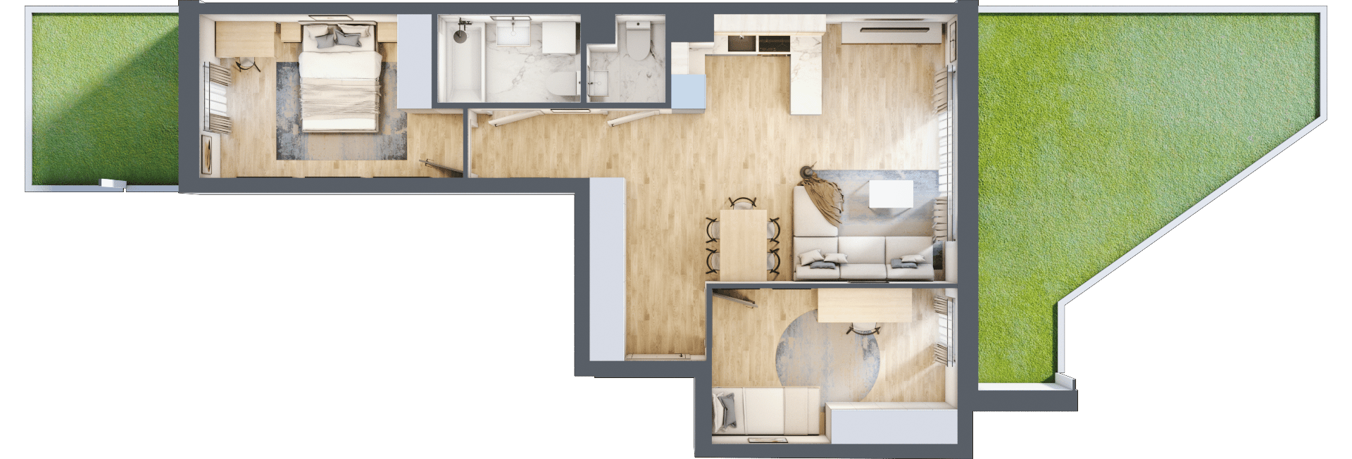 Wyspiański Apartamenty - lokal C.0.96, budynek C