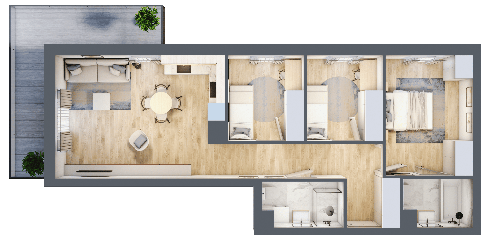 Apartamenty Nova Dworcowa - lokal 75