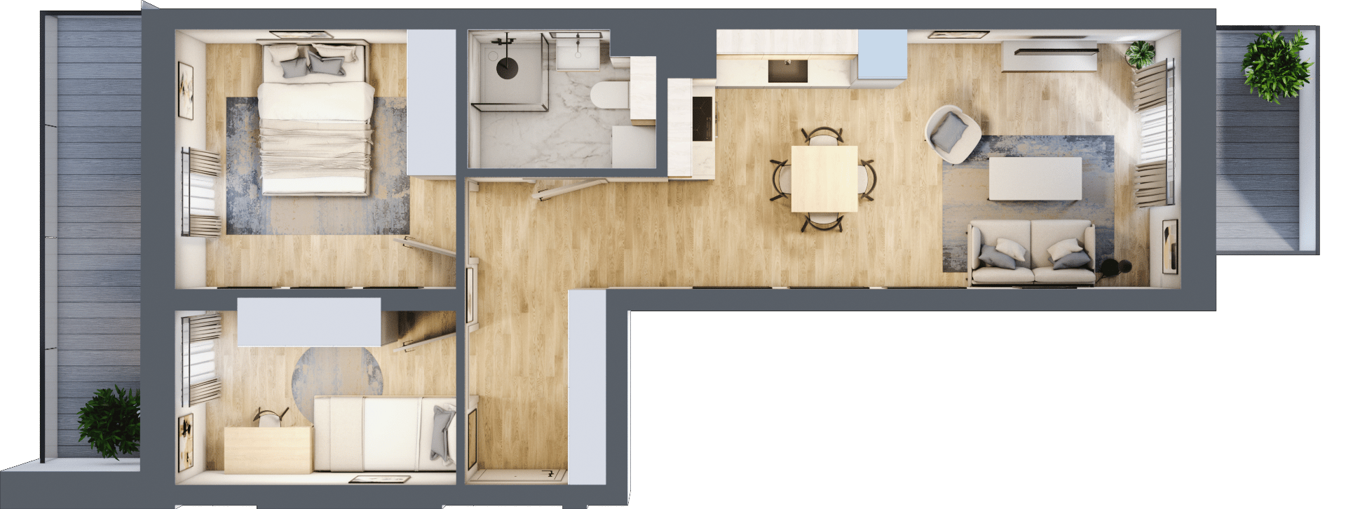 Apartamenty Nove Diamentowe - lokal 158