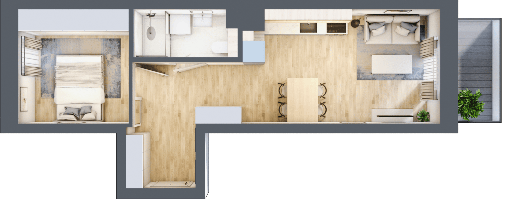Apartamenty Nove Diamentowe - lokal 24