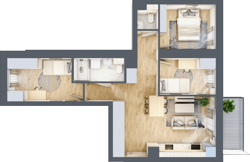 Apartamenty Nove Diamentowe - lokal 108