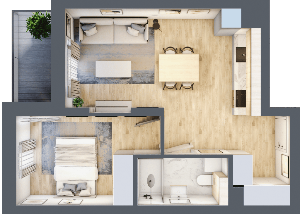 Apartamenty Nove Diamentowe - lokal 115