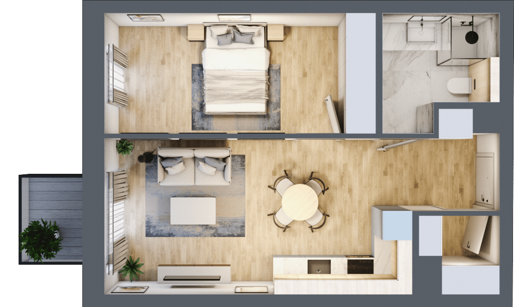 Apartamenty Mikusińskiego - lokal 7