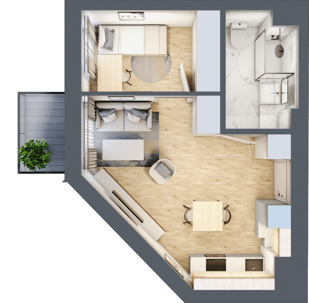 Apartamenty Sobieskiego - lokal M51