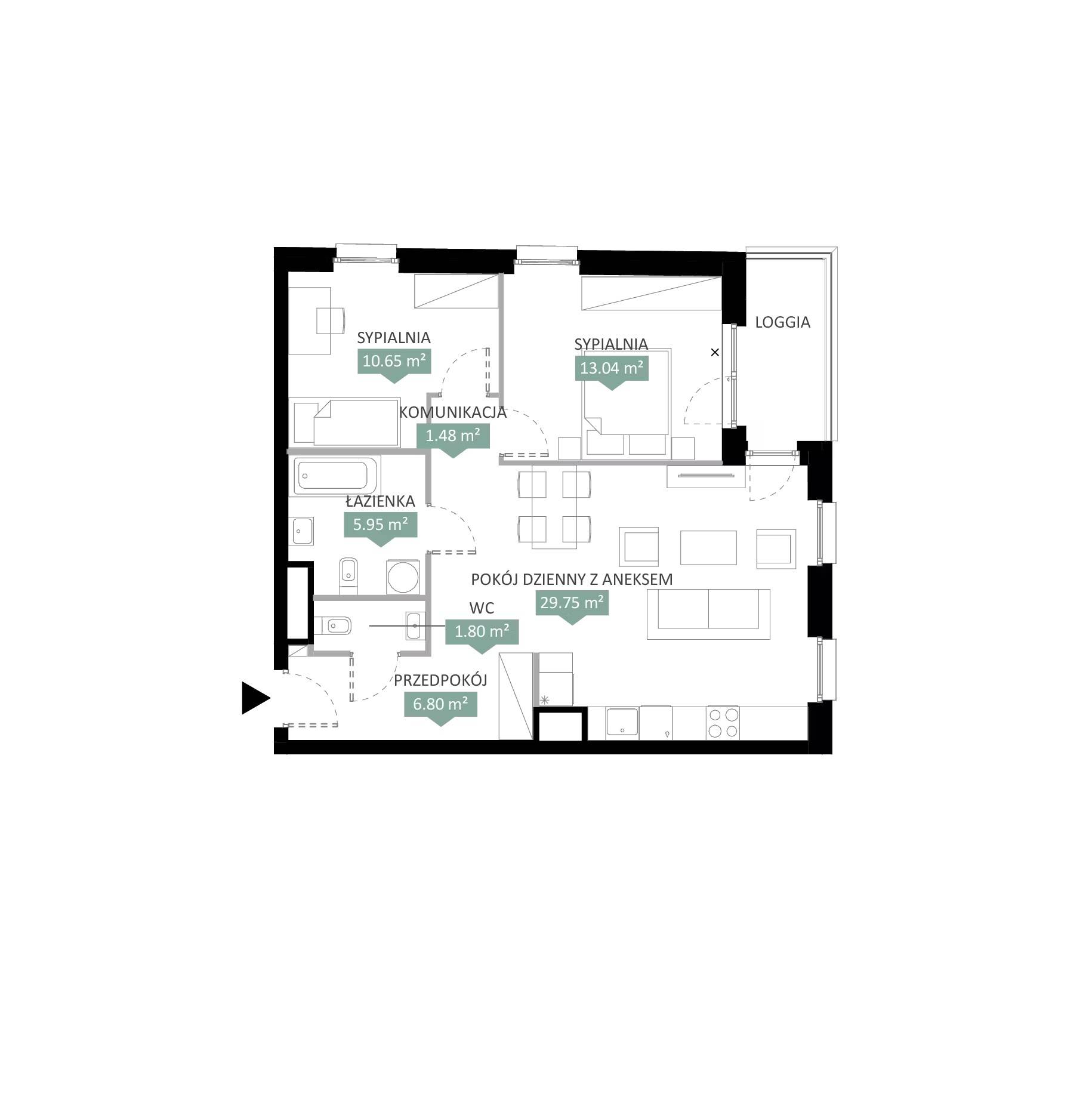 Swobodna Living – inwestycja Archicom - lokal A2 117, budynek A