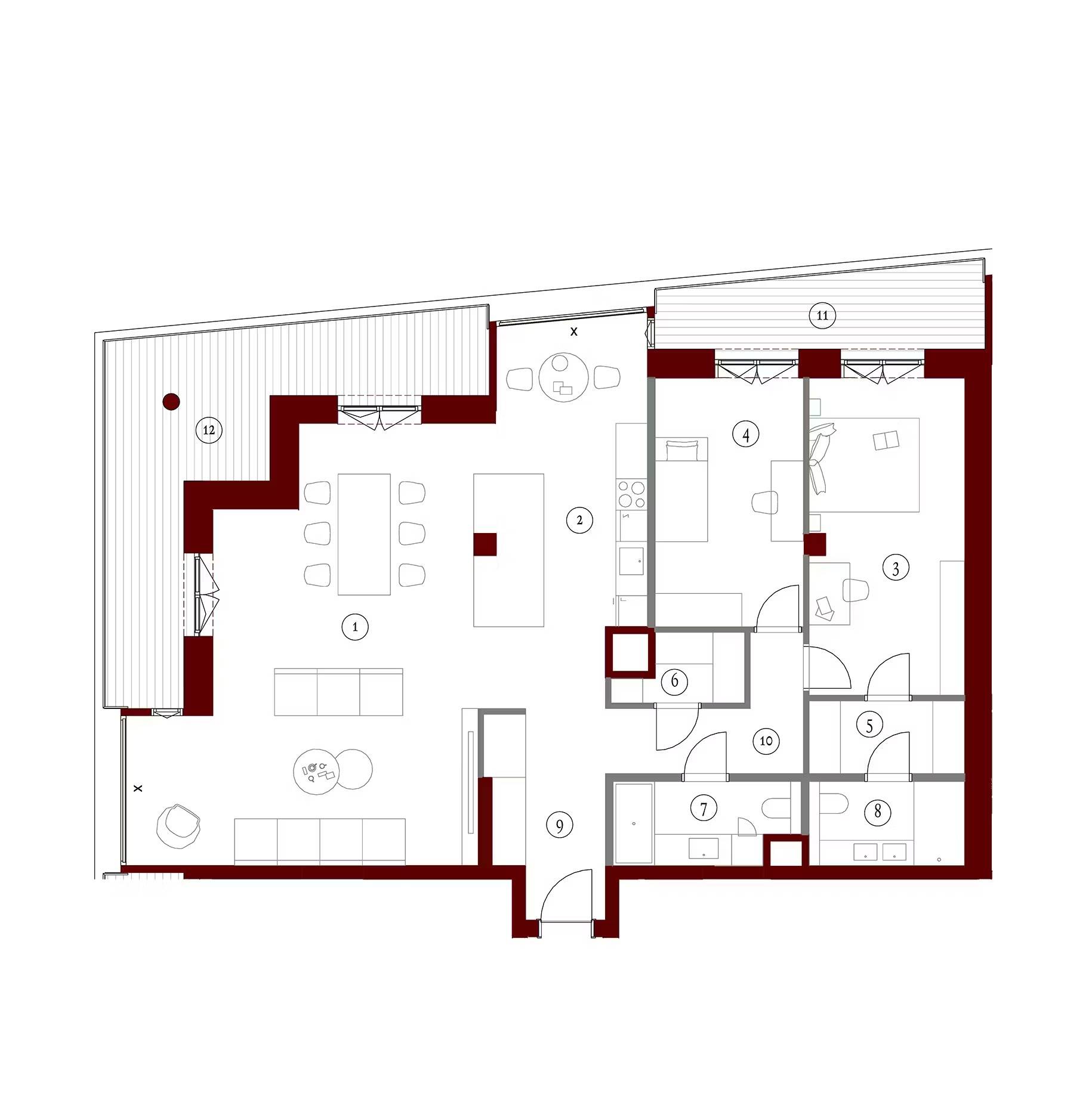 Apartamenty Gutenberga - lokal FD 96, budynek F