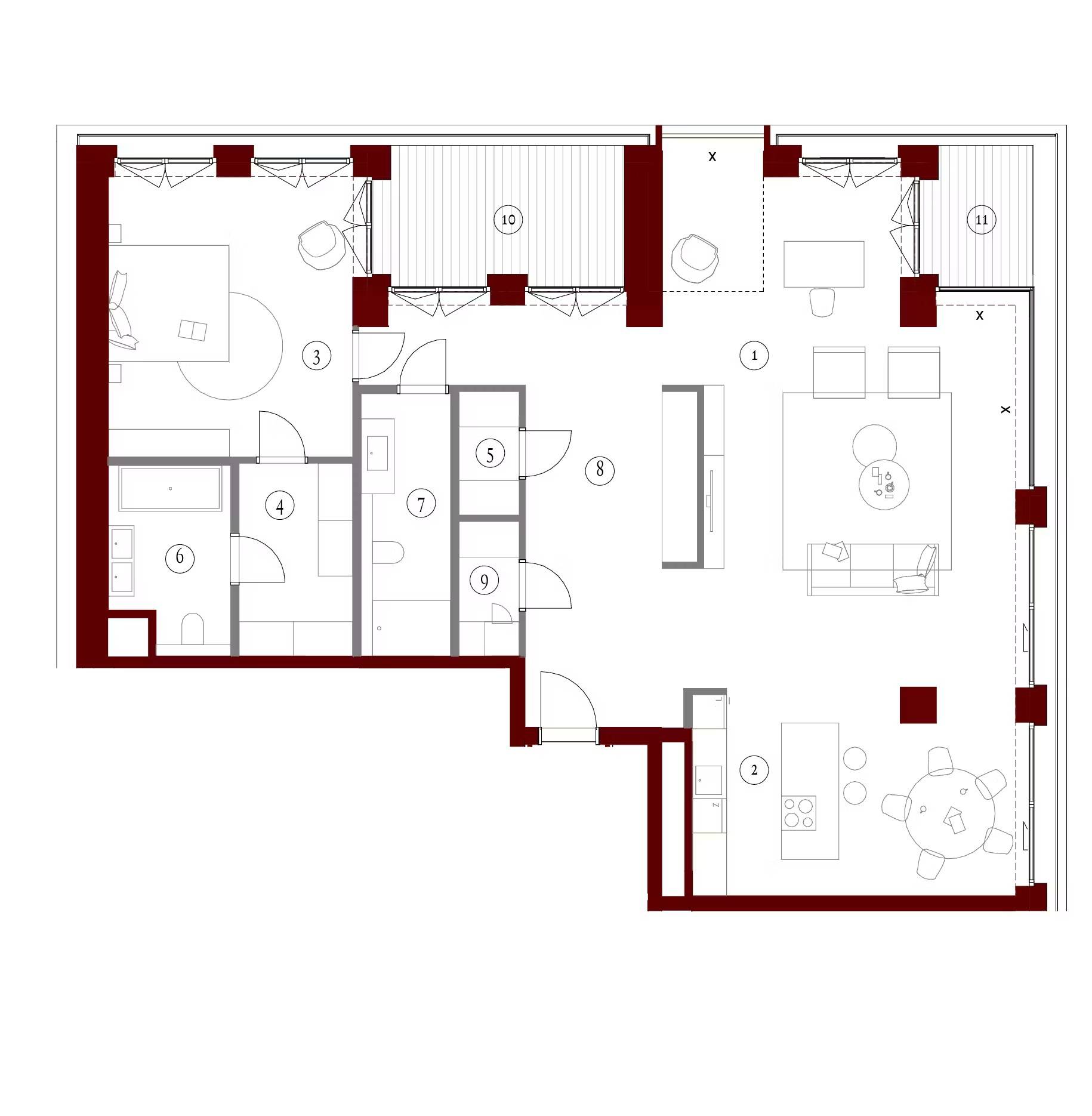 Apartamenty Gutenberga - lokal FB 52, budynek F