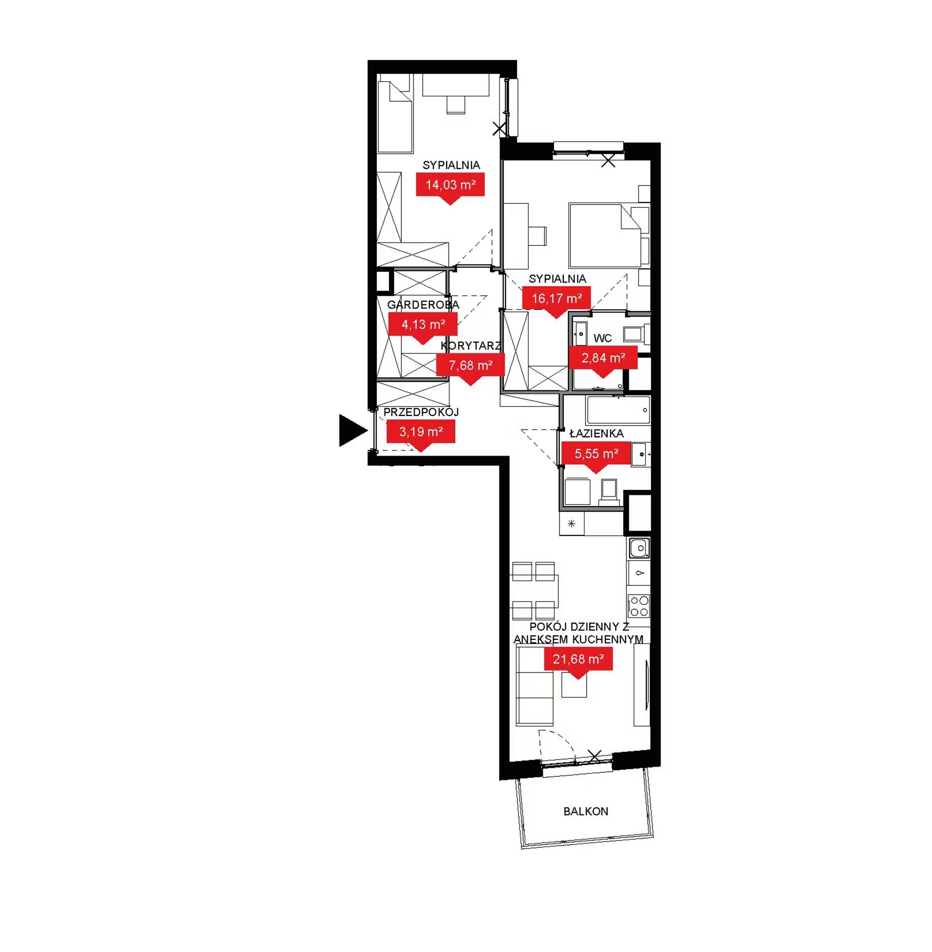 Stańczyka – inwestycja Archicom - lokal A1 036, budynek A