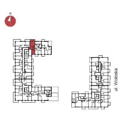 Modern Mokotów – inwestycja Archicom - lokal C2F 209, budynek C2