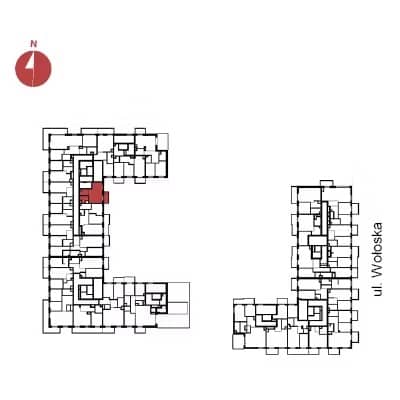 Modern Mokotów – inwestycja Archicom - lokal C2F 201, budynek C2