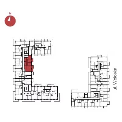 Modern Mokotów – inwestycja Archicom - lokal C2F 167, budynek C2