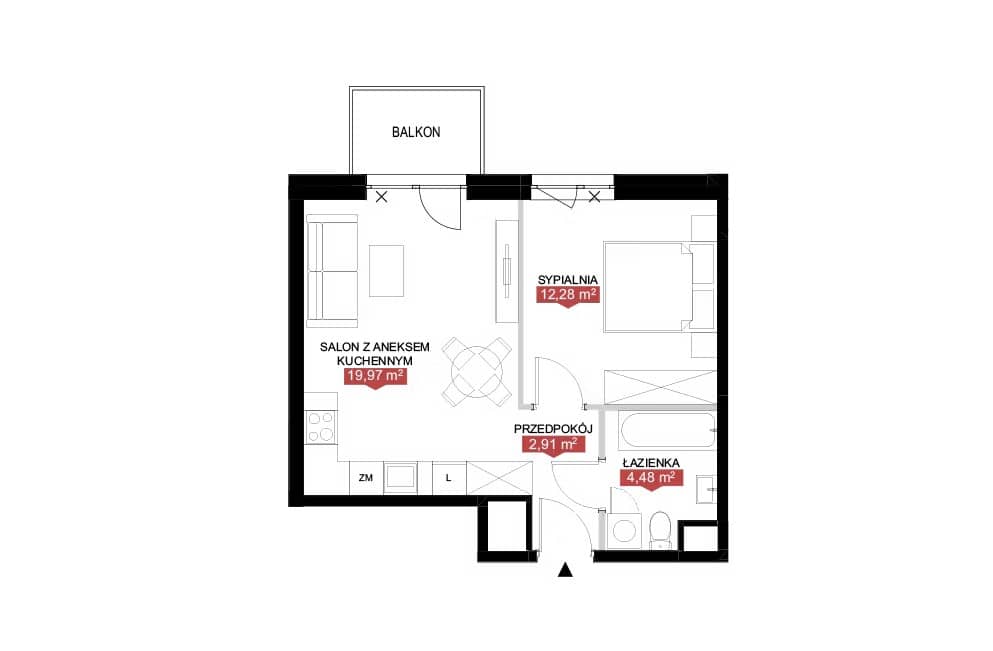 Modern Mokotów – inwestycja Archicom - lokal E2 63, budynek E