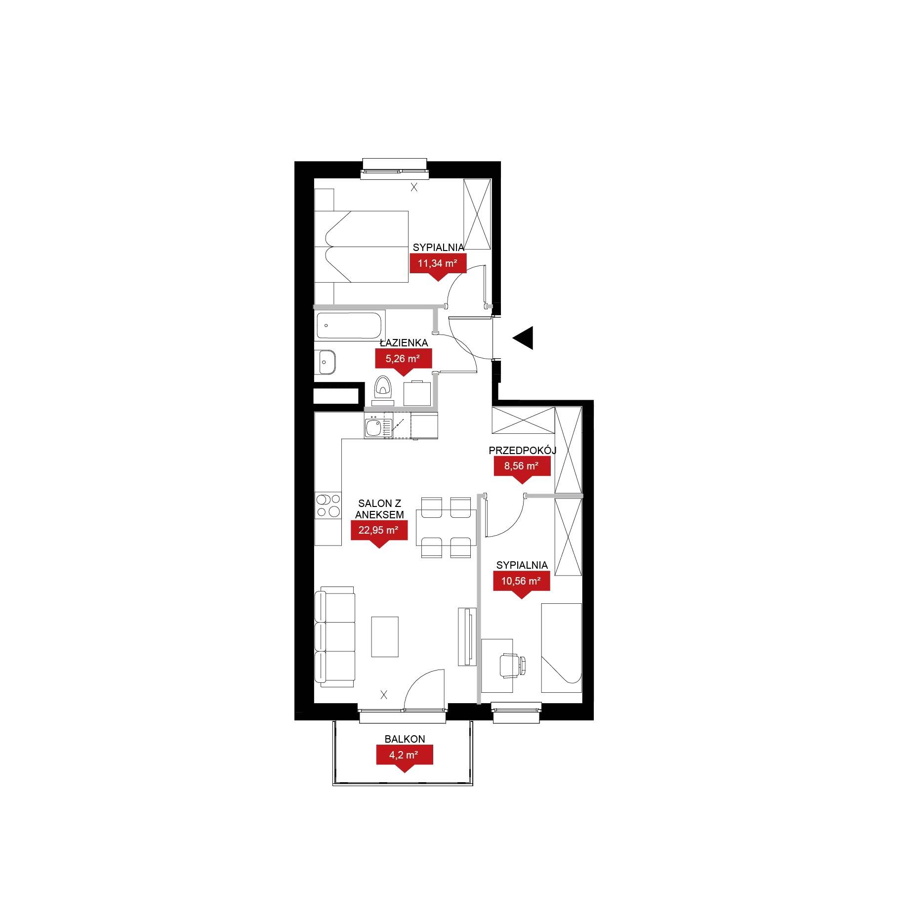 Zenit – inwestycja Archicom - lokal 1Cb2 111, budynek 1Cb