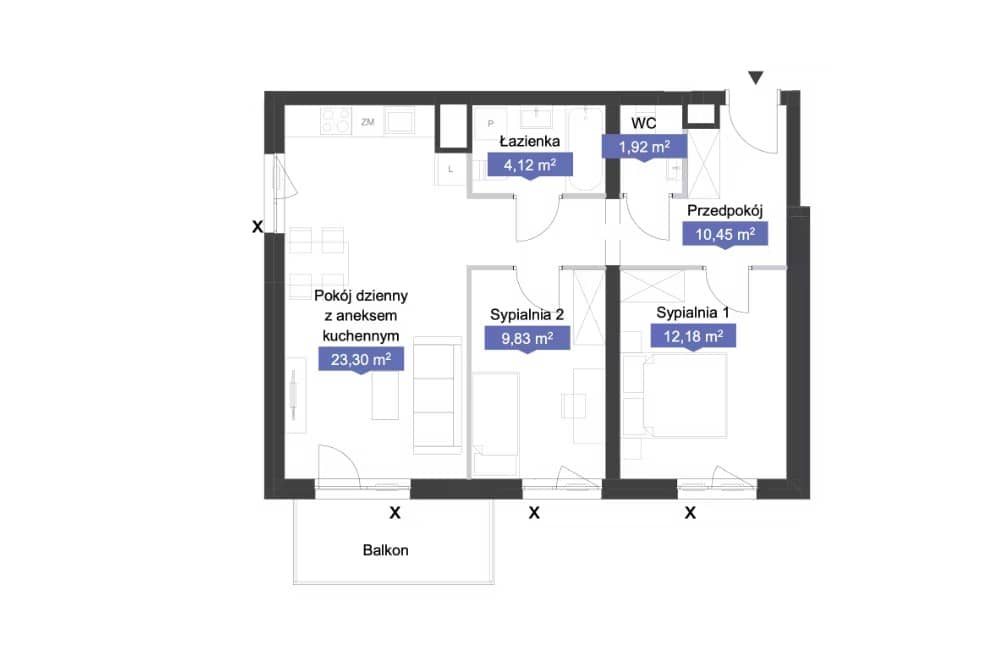 Osiedle Kolektyw – inwestycja Archicom - lokal A3 122, budynek A