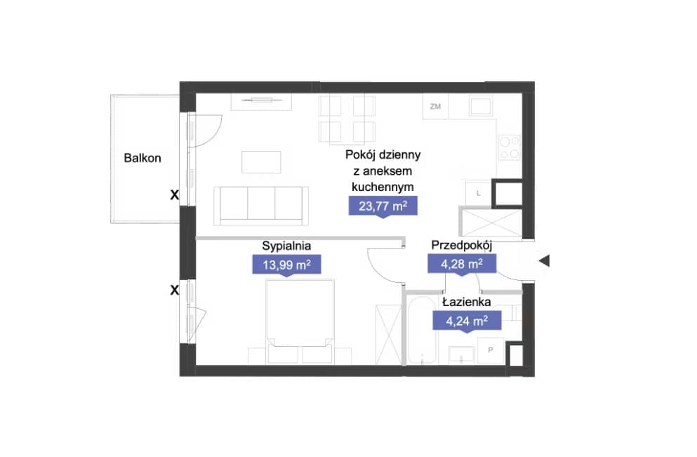 Osiedle Kolektyw – inwestycja Archicom - lokal A3 117, budynek A