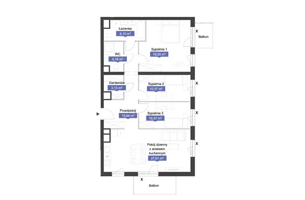Osiedle Kolektyw – inwestycja Archicom - lokal A3 113, budynek A