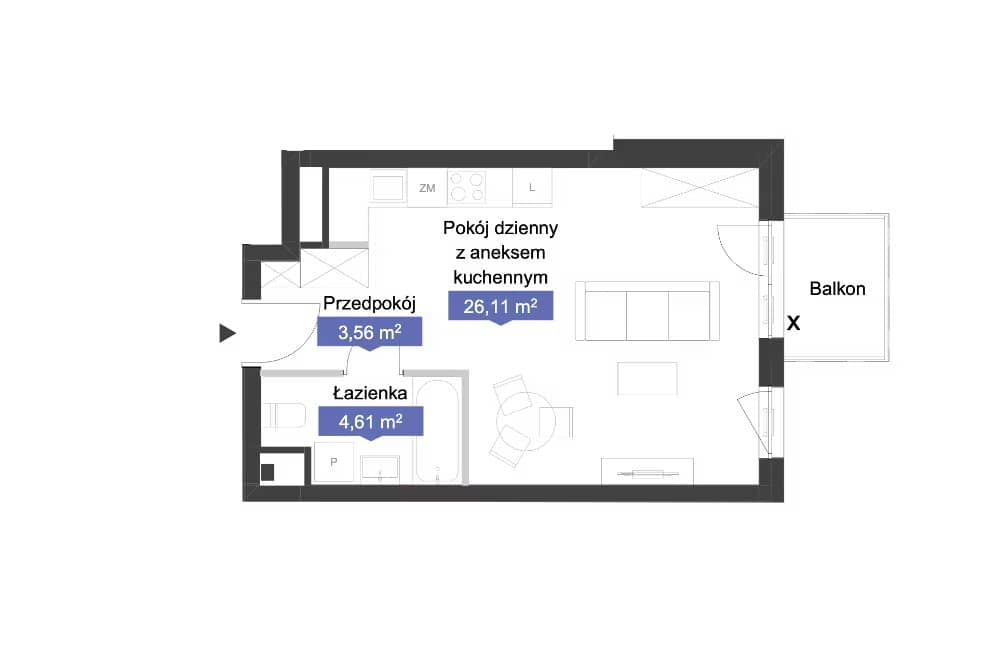 Osiedle Kolektyw – inwestycja Archicom - lokal A3 111, budynek A