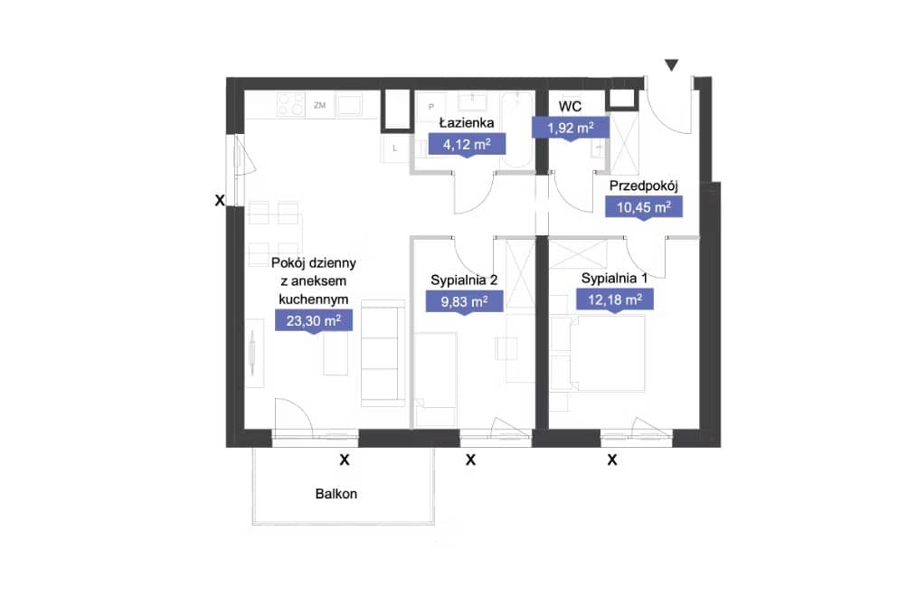 Osiedle Kolektyw – inwestycja Archicom - lokal A3 106, budynek A
