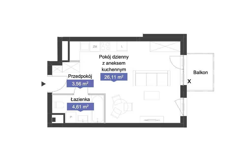 Osiedle Kolektyw – inwestycja Archicom - lokal A3 102, budynek A