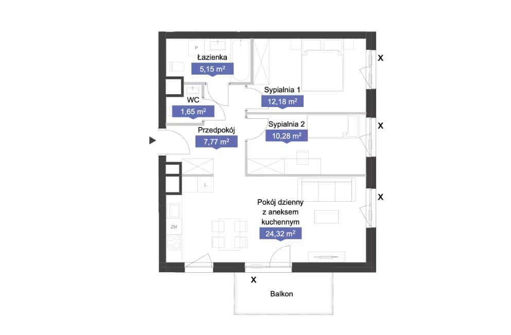 Osiedle Kolektyw – inwestycja Archicom - lokal A3 96, budynek A