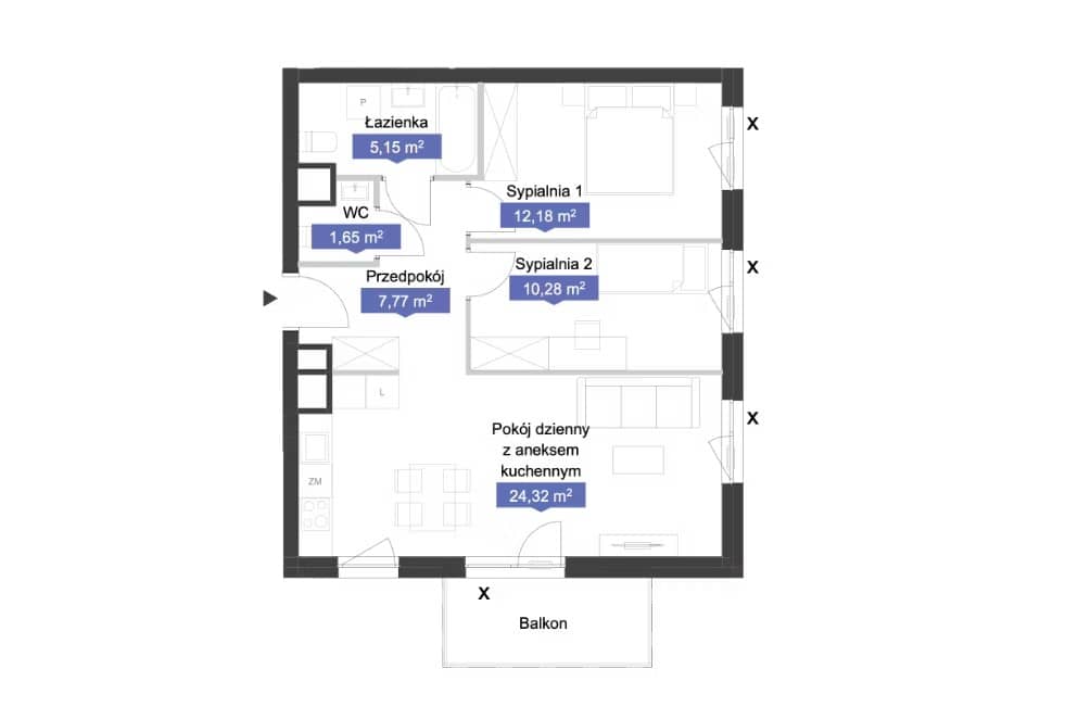 Osiedle Kolektyw – inwestycja Archicom - lokal A3 87, budynek A