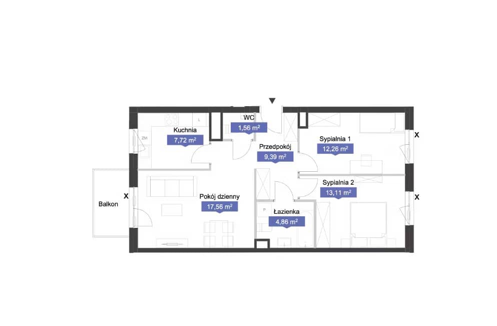 Osiedle Kolektyw – inwestycja Archicom - lokal A2 72, budynek A