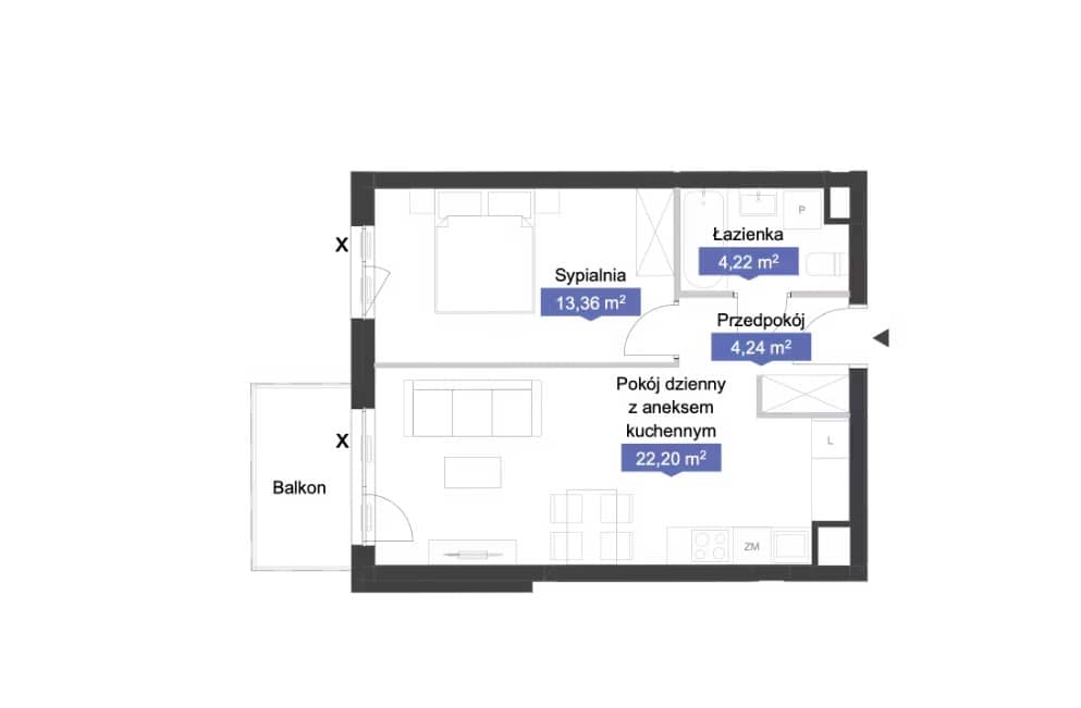 Osiedle Kolektyw – inwestycja Archicom - lokal A2 61, budynek A