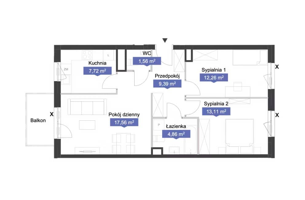 Osiedle Kolektyw – inwestycja Archicom - lokal A2 60, budynek A